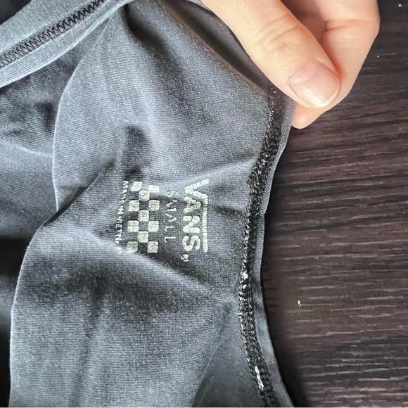 Vans Charcoal Black Tank Top Sports Bra - Picture 4 of 4